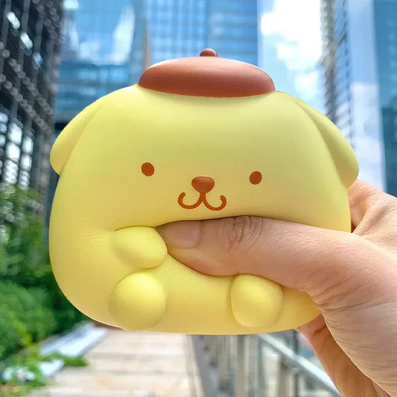 Squishy Toys Hello Kitty Squeeze Fidget Toys Kawaii Soft Kuromi Relief Stress Toys Cartoon Slow Rising Anime Birthday Party Gift