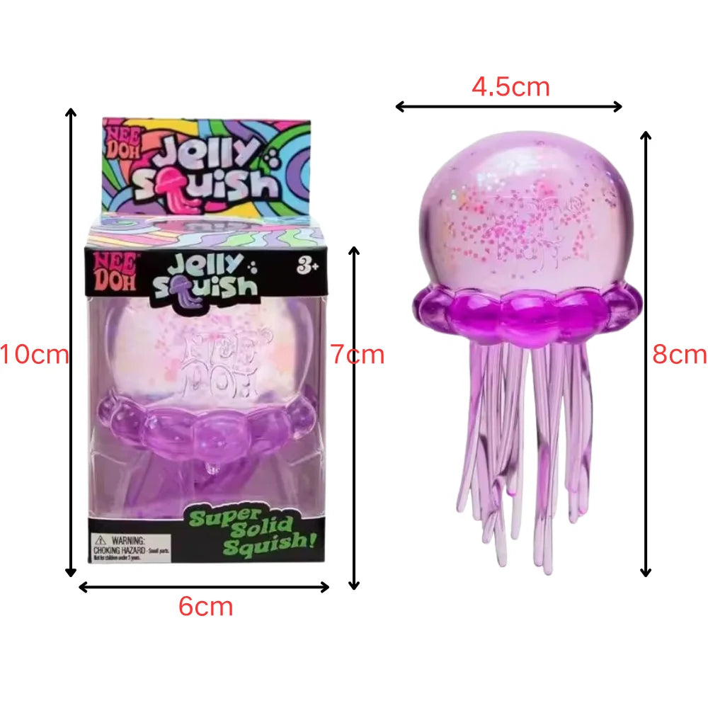 Jellyfish & Cube Squish Toy