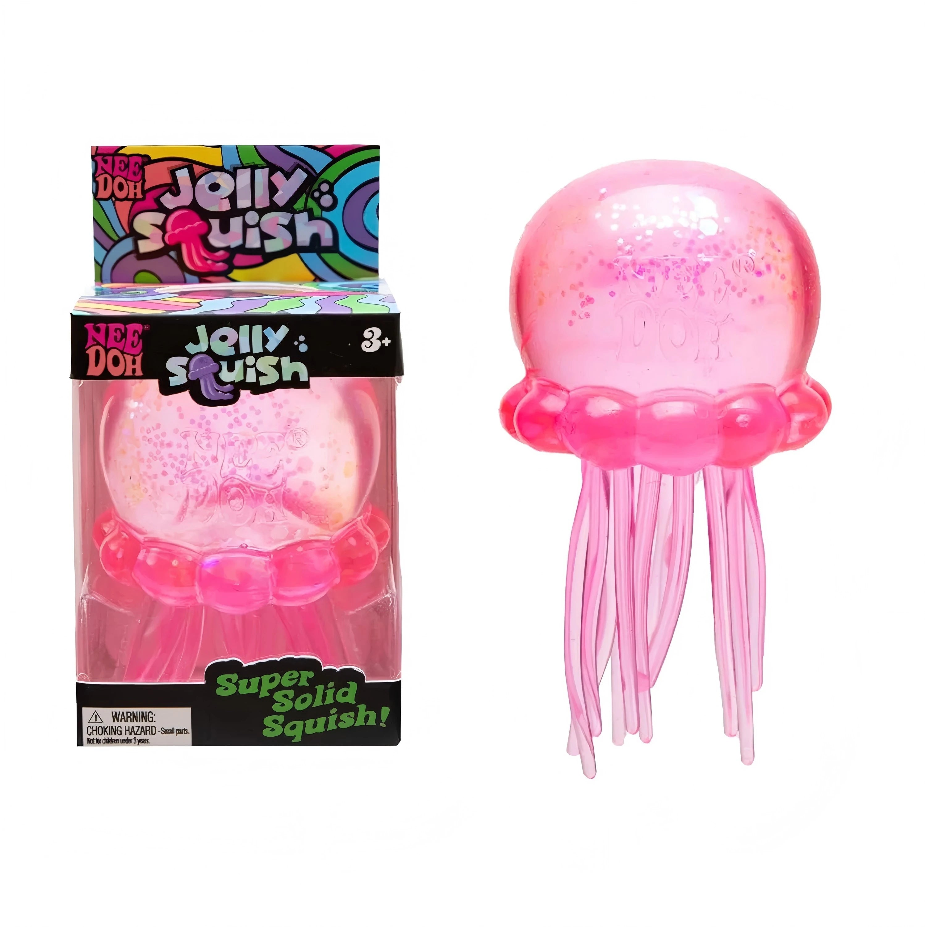 Jellyfish & Cube Squish Toy