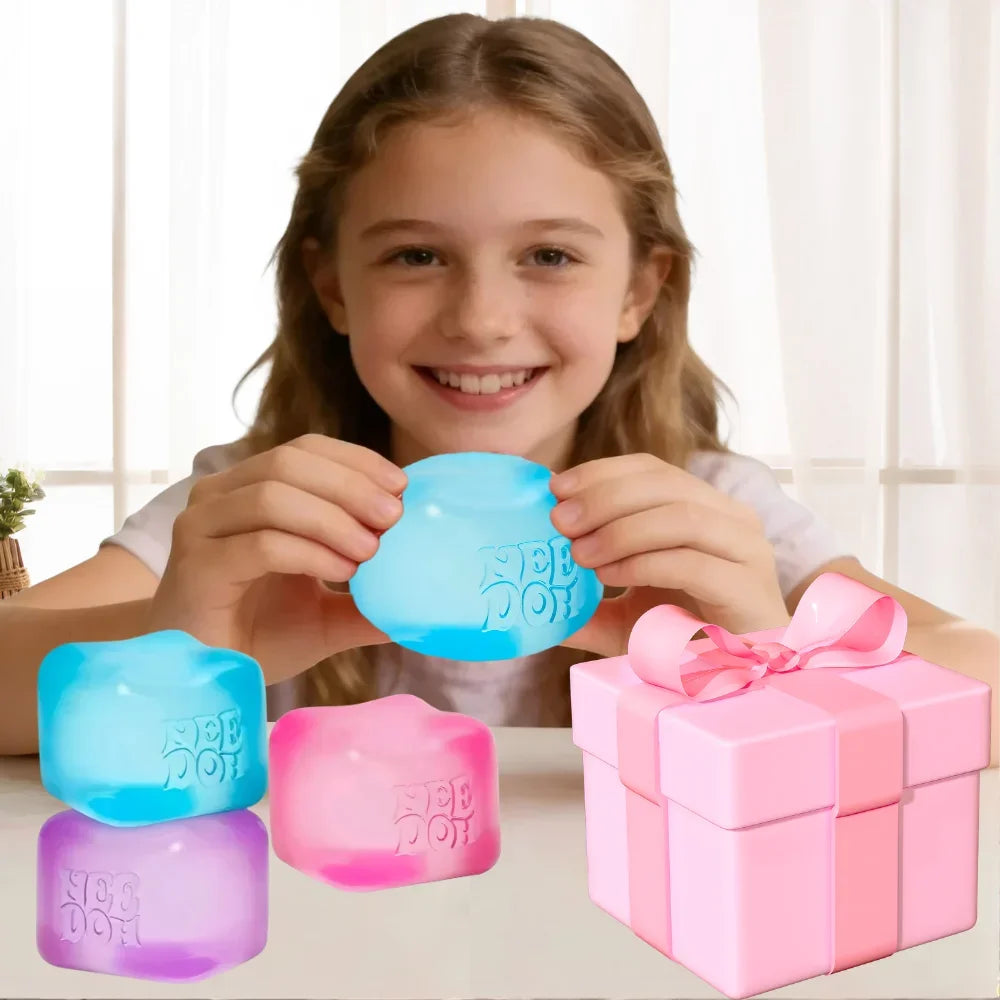Jellyfish & Cube Squish Toy
