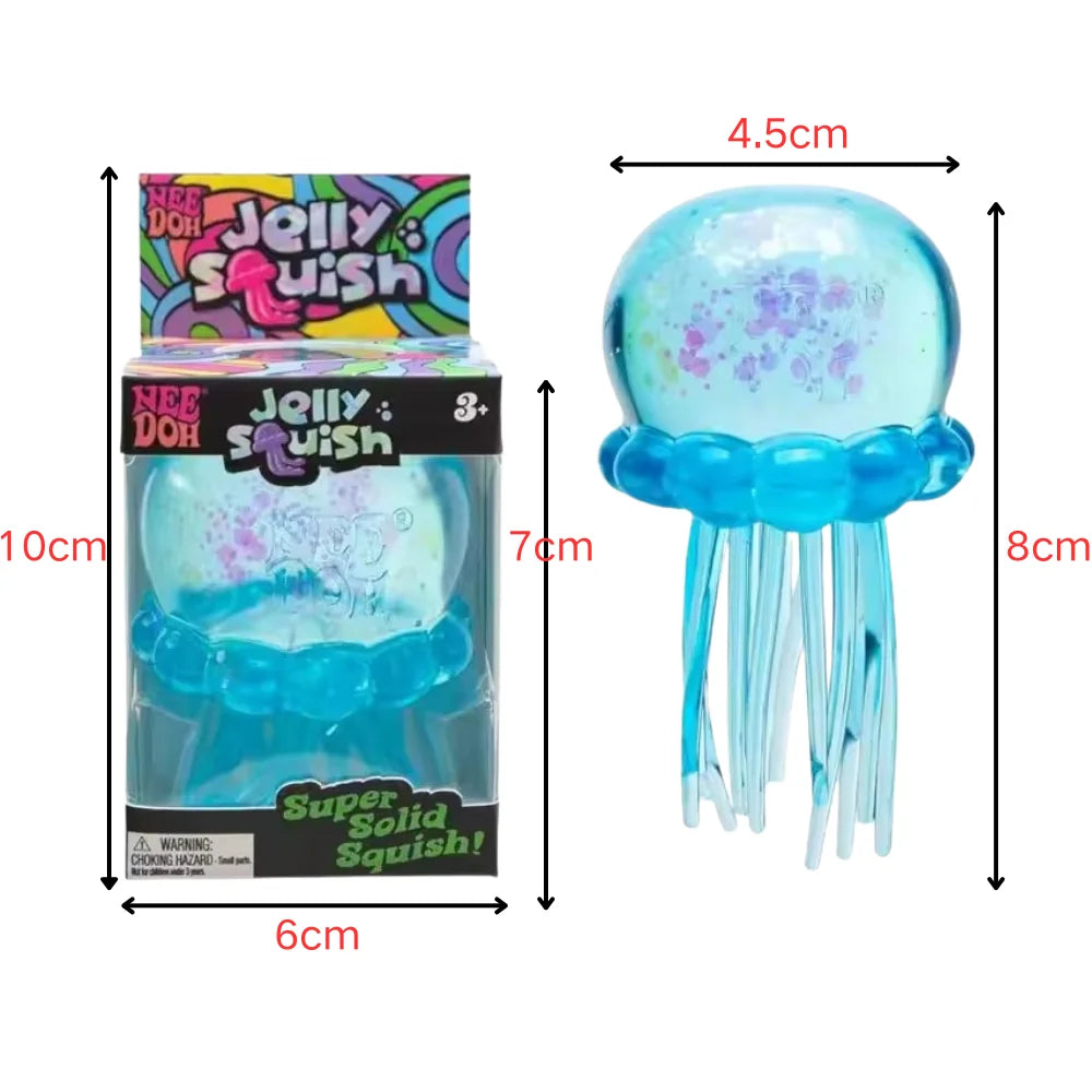 Jellyfish & Cube Squish Toy