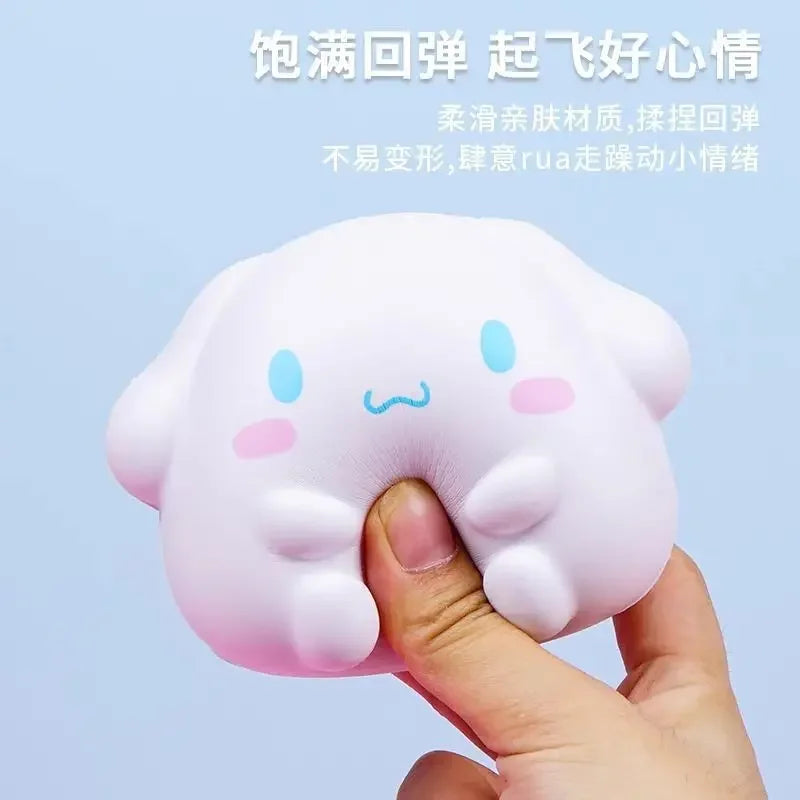 Squishy Toys Hello Kitty Squeeze Fidget Toys Kawaii Soft Kuromi Relief Stress Toys Cartoon Slow Rising Anime Birthday Party Gift