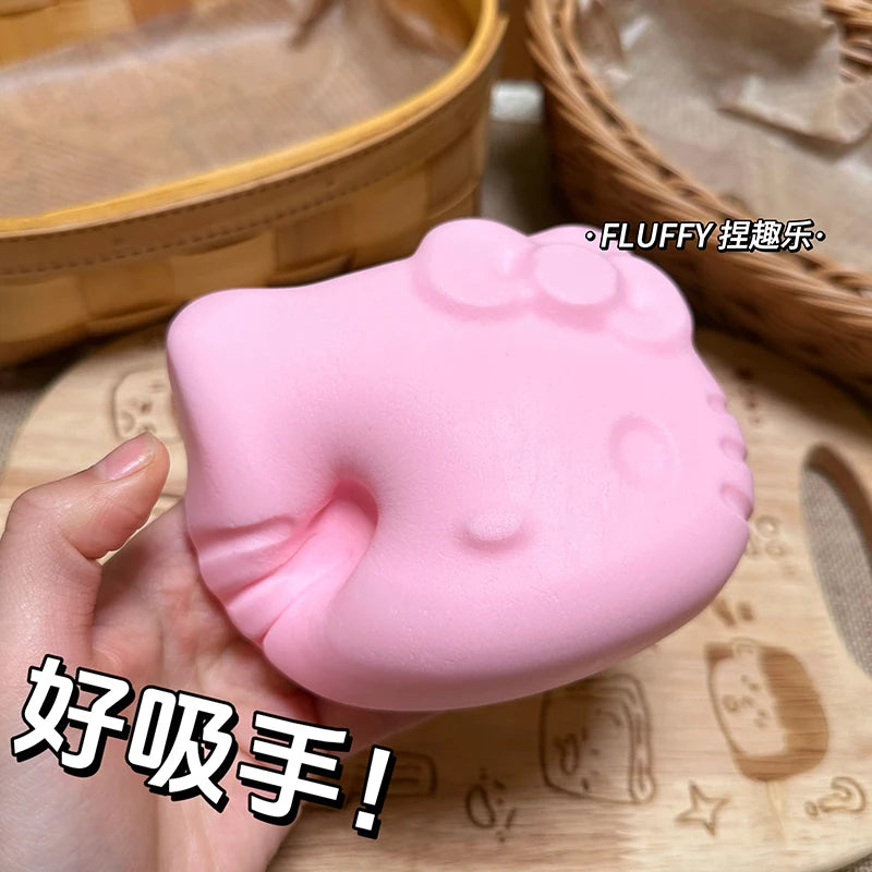 Squeezing Cake Touch Squishy Kitty Cat Anti-Stress Pinch Fun Toys Hello Kitty Squishy Slow Recovery Play Relaxing Small Gifts