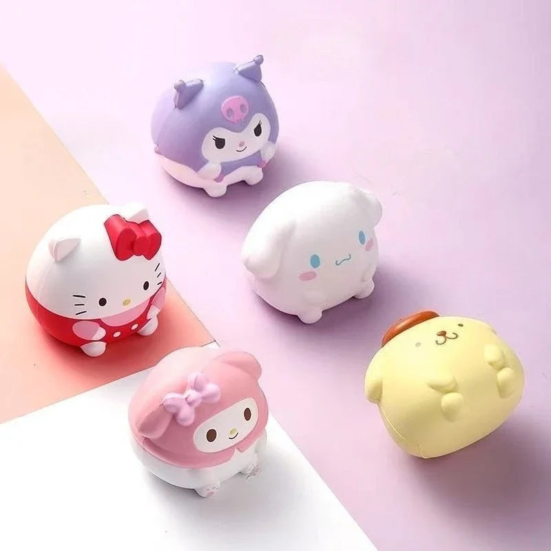 Squishy Toys Hello Kitty Squeeze Fidget Toys Kawaii Soft Kuromi Relief Stress Toys Cartoon Slow Rising Anime Birthday Party Gift