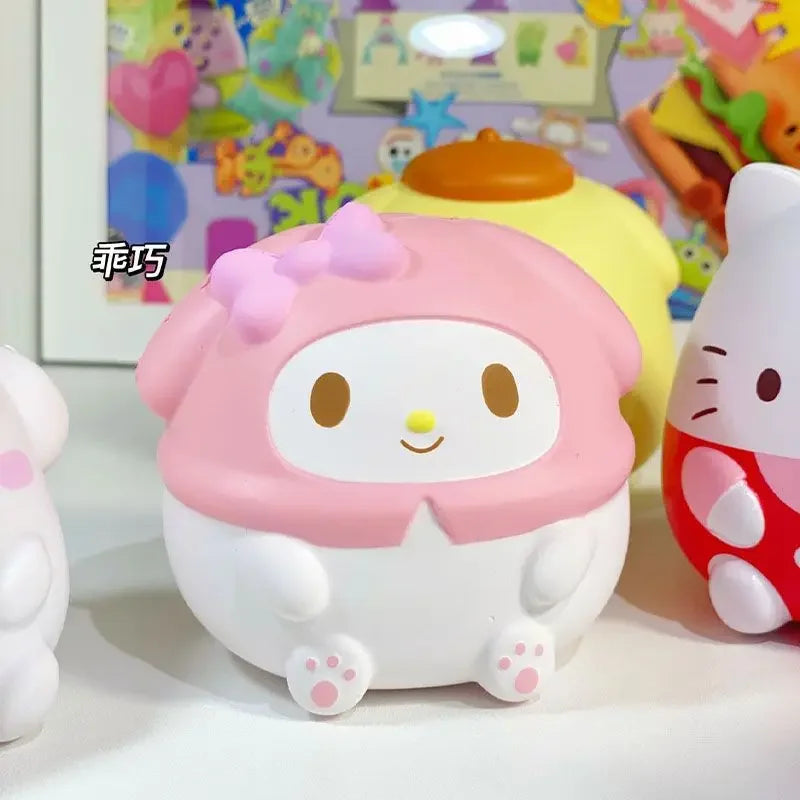Squishy Toys Hello Kitty Squeeze Fidget Toys Kawaii Soft Kuromi Relief Stress Toys Cartoon Slow Rising Anime Birthday Party Gift