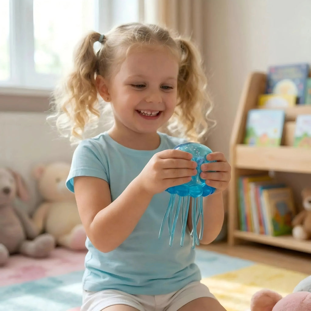 Jellyfish & Cube Squish Toy